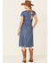 Image #4 - Stetson Women's Embroidered Denim Dress, Blue, hi-res