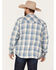Image #4 - Cody James Men's Oregon Trail Plaid Button-Down Bonded Western Flannel Shirt, Grey, hi-res