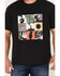 Image #3 - Wrangler X Fender Men's Archives Vintage Graphic T-Shirt, Black, hi-res