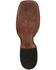 Image #7 - Justin Women's Exotic Full Quill Ostrich Western Boots - Broad Square Toe, Brown, hi-res