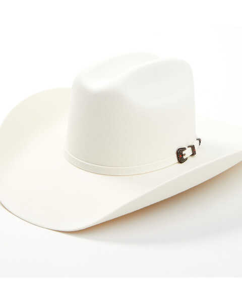 Cody James 5X Felt Cowboy Hat, White, hi-res