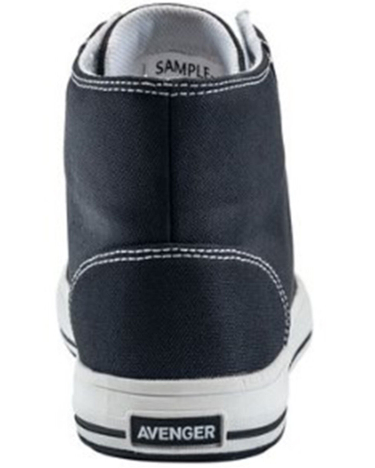 Image #5 - Avenger Men's Blade 8 Eye Lace-Up Work Shoe - Alloy Toe, Black, hi-res