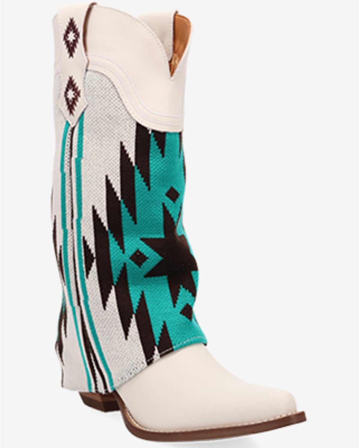 Dingo Women's Mystic Mesa Western Boots - Snip Toe, White, hi-res