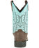 Image #5 - Smoky Mountain Little Girls' Rustic Rider Western Boots - Broad Square Toe, Brown, hi-res
