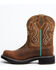 Image #3 - Shyanne Women's Fillies Dandelion Western Boots - Round Toe , Brown, hi-res