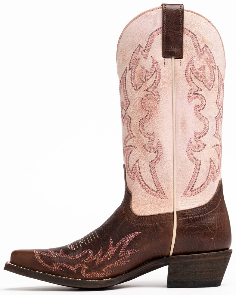 Shyanne Women's Aisley Western Boots - Snip Toe, Pink, hi-res