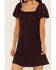 Image #3 - Originality Women's Emma Bow Mini Dress, Purple, hi-res