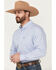 Image #2 - Ariat Men's Otello Geo Print Wrinkle Free Long Sleeve Button-Down Western Shirt, Blue, hi-res