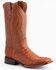 Image #1 - Ferrini Men's Dakota Exotic Crocodile Western Boots - Broad Square Toe, Cognac, hi-res