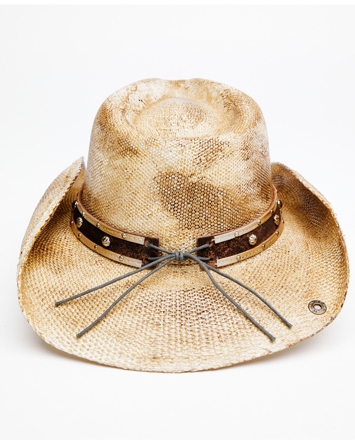 Image #3 - Shyanne Women's Natural Gori Straw Western Hat, Natural, hi-res