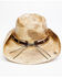 Image #3 - Shyanne Women's Natural Gori Straw Western Hat, Natural, hi-res