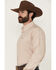 Image #2 - Cinch Men's Geo Print Long Sleeve Button-Down Stretch Western Shirt, Cream, hi-res