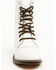 Image #4 - Justin Women's McKlean Lace-Up Boots - Round Toe, White, hi-res