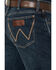 Image #4 - Wrangler Retro Men's Melbourne Dark Wash Slim Straight Stretch Denim Jeans - Tall, Dark Wash, hi-res