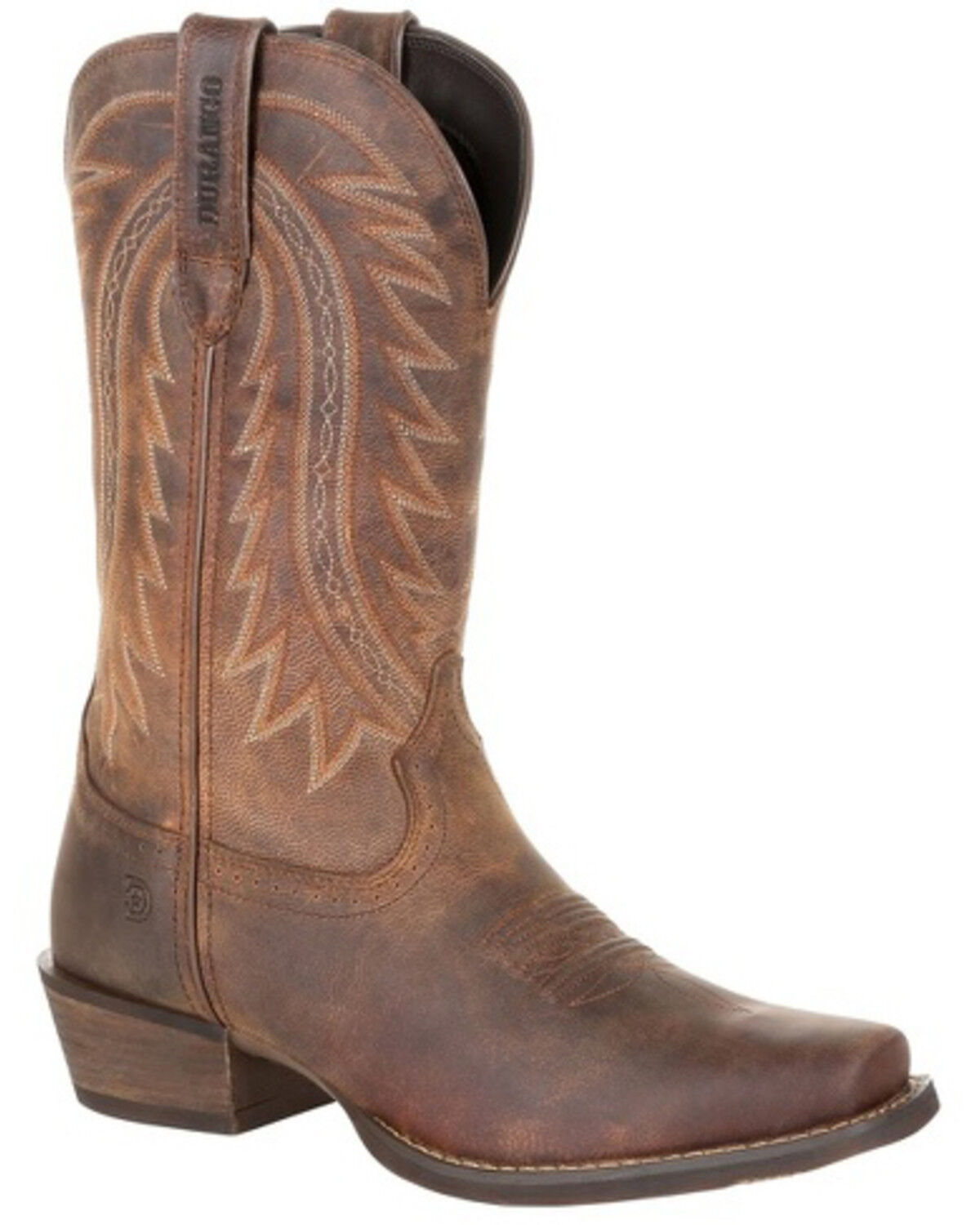 Image #1 - Durango Men's Rebel Frontier Western Performance Boots - Square Toe, Brown, hi-res
