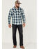 Image #2 - Pendleton Men's Beach Shack Plaid Shirt, Blue, hi-res