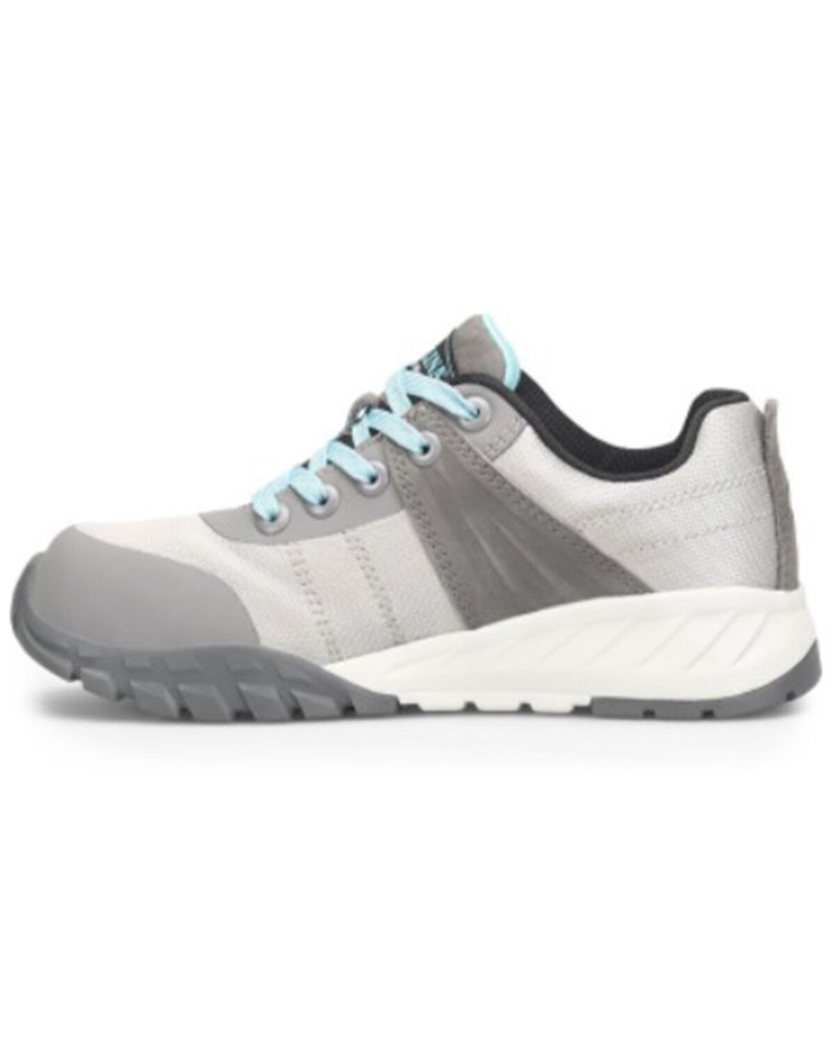 Image #2 - Carolina Men's Zella Waterproof Lace-Up Work Shoe - Composite Toe, Grey, hi-res