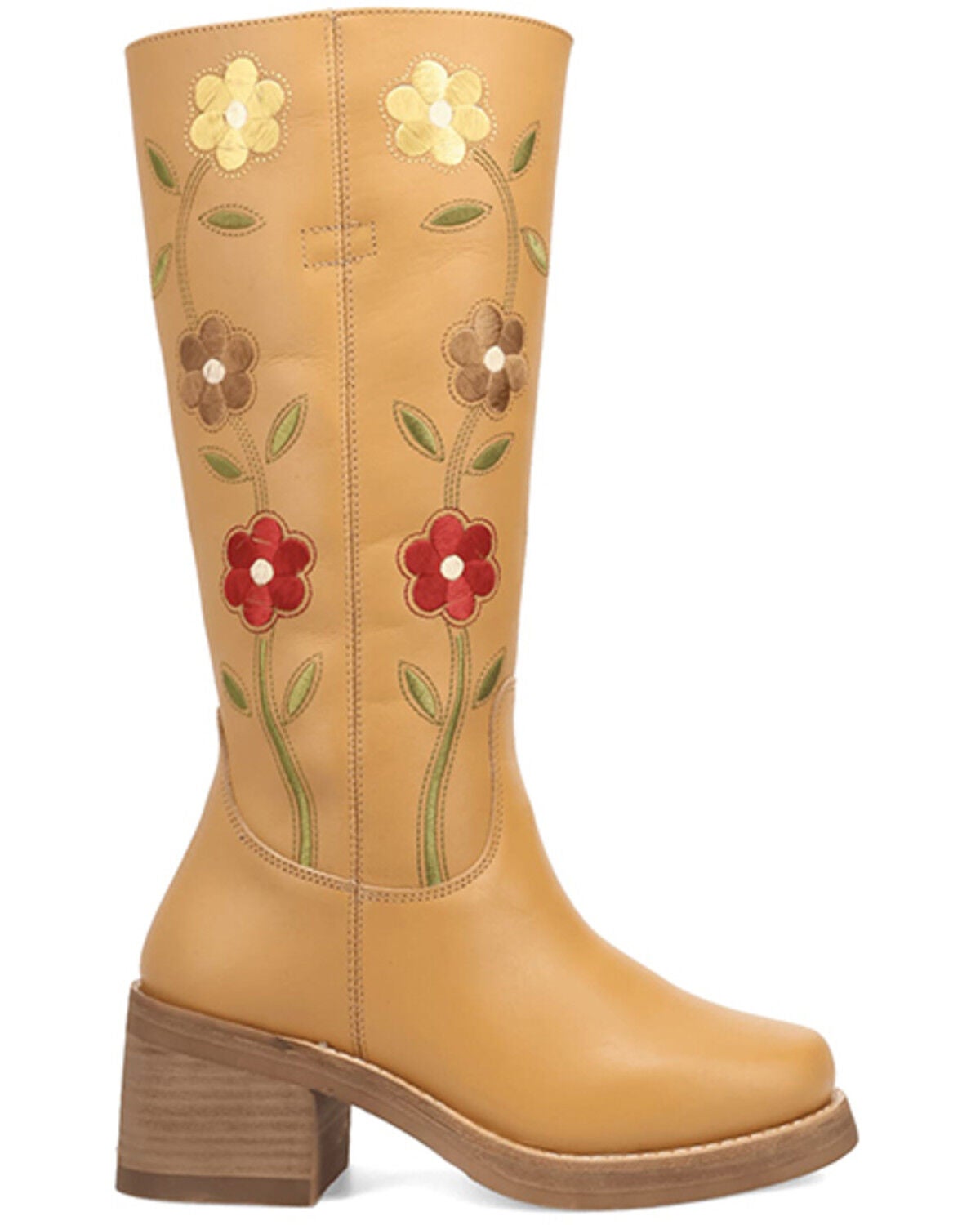 カントリーブーツ dingo 22cm US5  UK3　レディース Dingo Women's Broadway Bunny Black Tall Studded Snip Toe Cowgirl