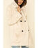 Image #3 - PJ Salvage Women's Stone Message Lined Faux Fur Jacket , Stone, hi-res