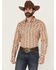 Image #1 - Cody James Men's Stillwell Paisley Print Long Sleeve Snap Western Shirt, Tan, hi-res