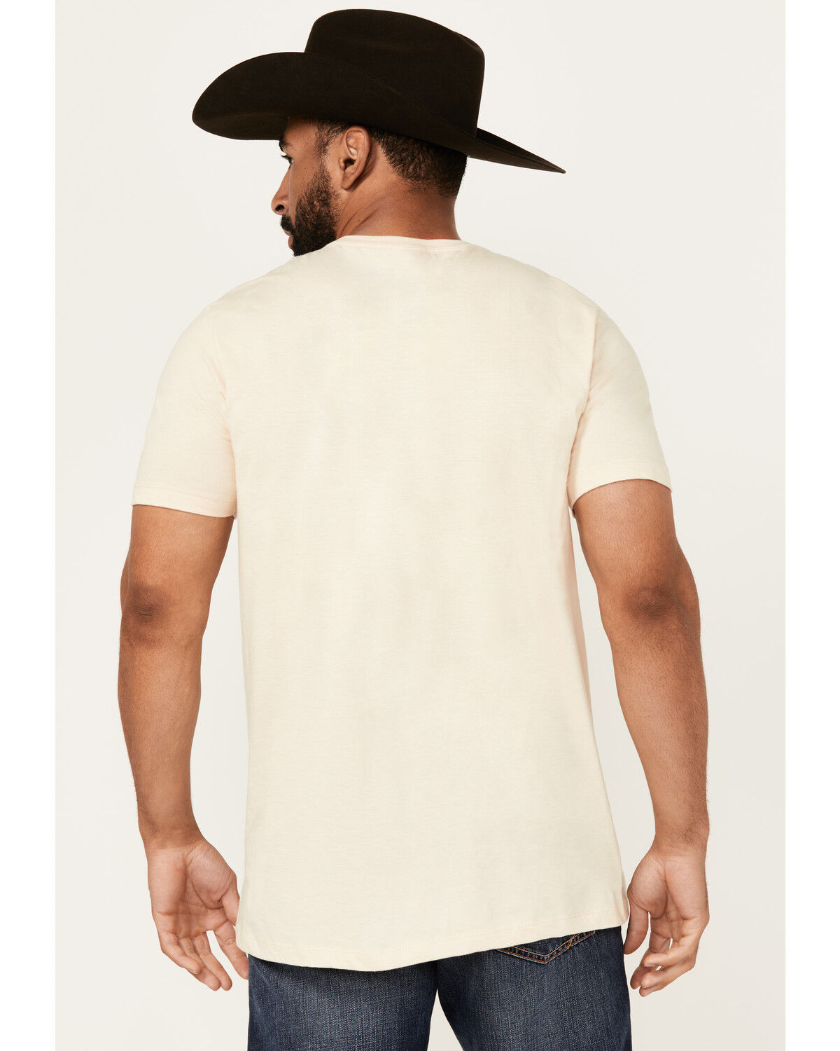 Image #4 - RANK 45® Men's Hold On And Enjoy The Ride Short Sleeve Graphic T-Shirt, Cream, hi-res