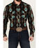 Image #3 - Rock & Roll Denim Men's Southwestern Print Long Sleeve Snap Stretch Western Shirt, Black, hi-res