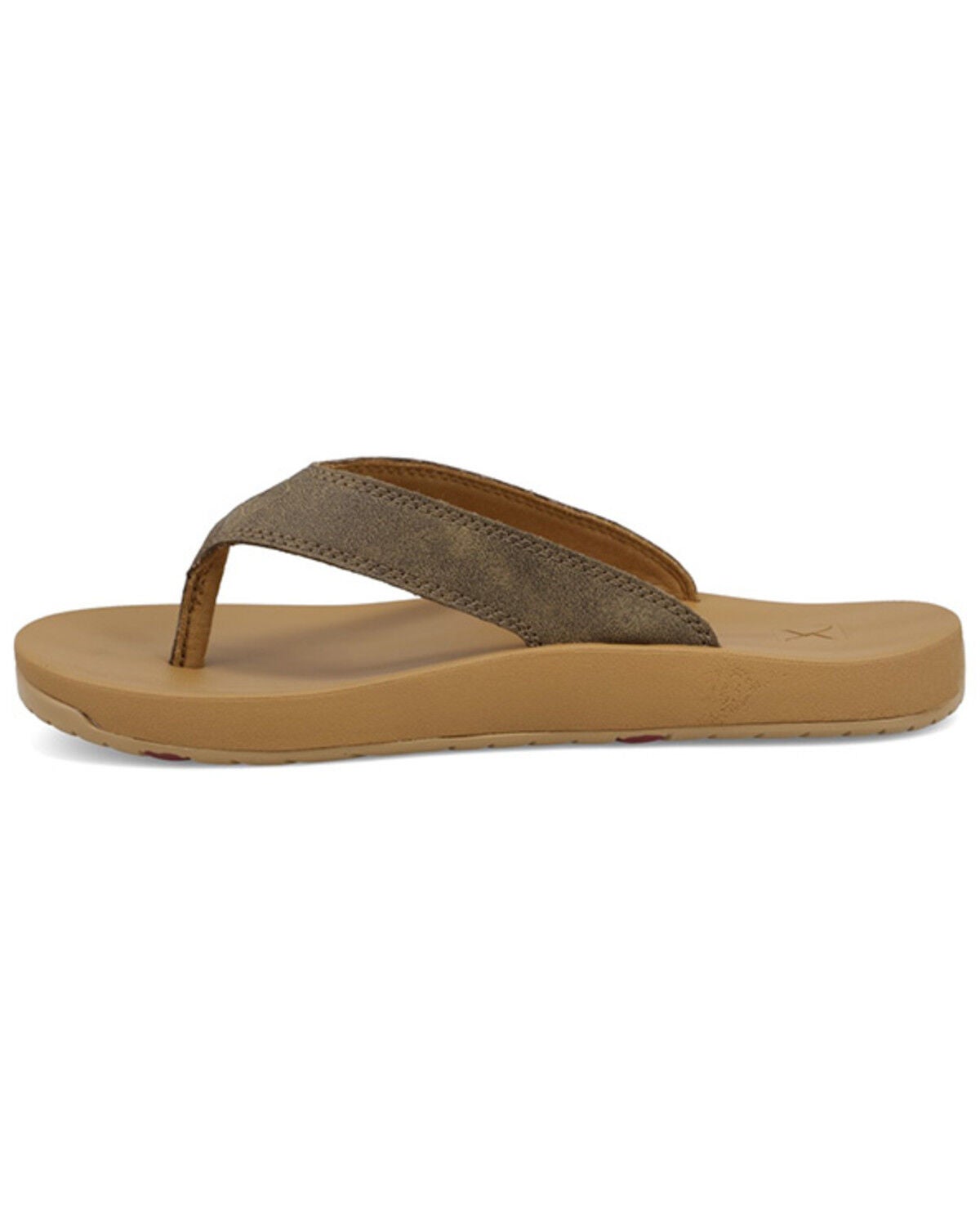 Image #3 - Twisted X Women's Flip Flops, Brown, hi-res