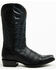 Image #2 - El Dorado Men's Nile Exotic Crocodile Western Boots - Square Toe, Black, hi-res