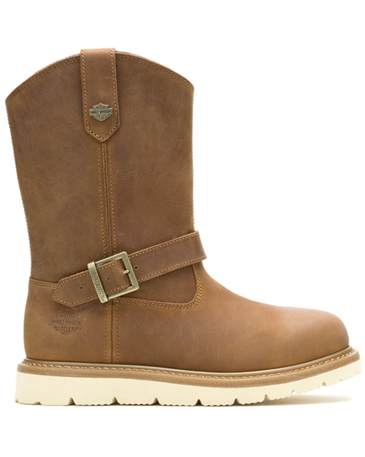 Harley Davidson Men's Bryson Pull-On Motorcycle Boots - Round Toe