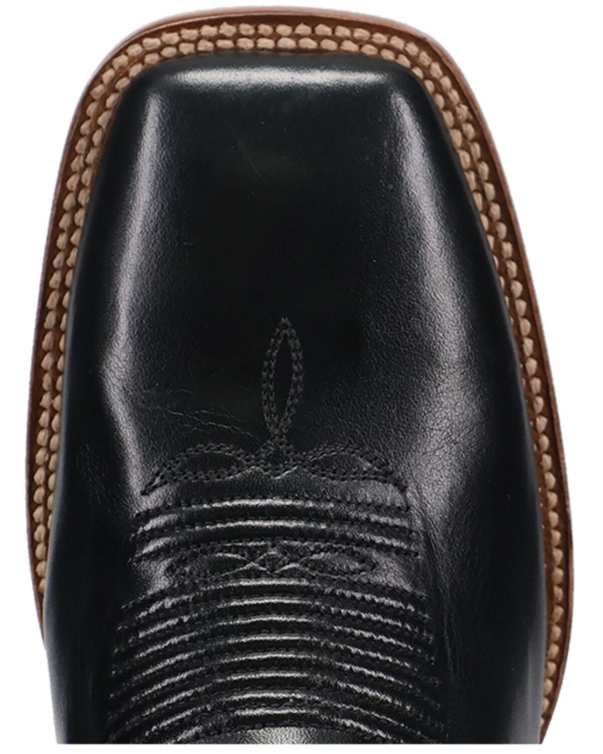 Image #6 - Dan Post Men's Sonara Western Boots - Broad Square Toe, Black, hi-res