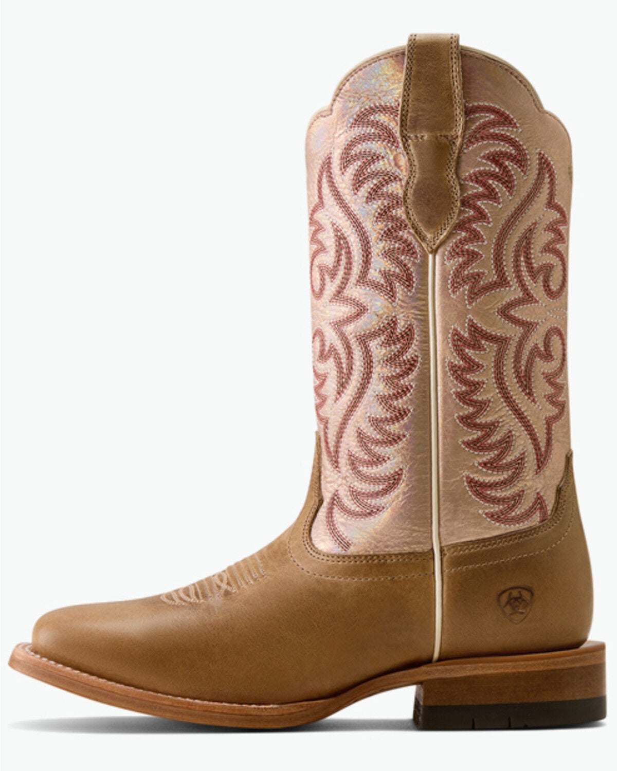 Image #2 - Ariat Women's Frontier Drift Western Boots - Broad Square Toe, Brown, hi-res