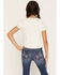 Image #4 - Self Esteem Girls Horse Embroidered Short Sleeve Tee, Off White, hi-res