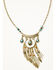 Image #2 - Shyanne Women's Desert Boheme Beaded Necklace and Earring Jewelry Set, Gold, hi-res