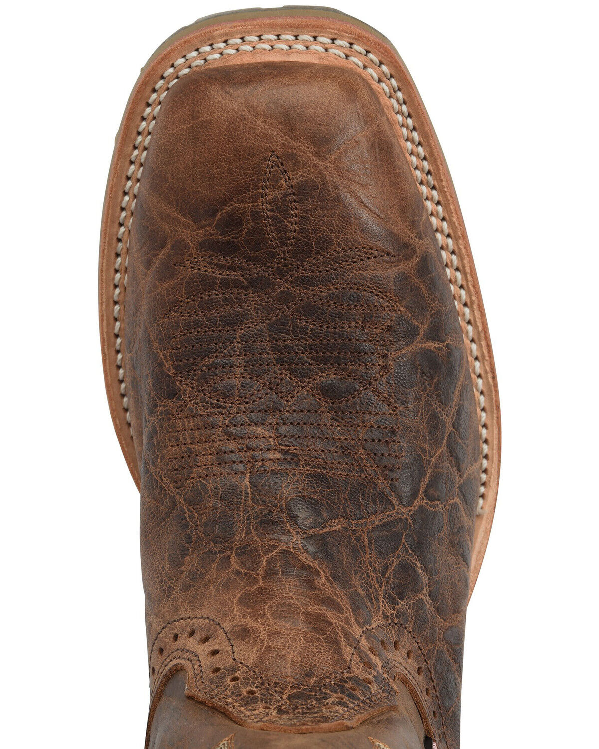 Image #5 - Double H Men's Harshaw Western Work Boots - Soft Toe, , hi-res