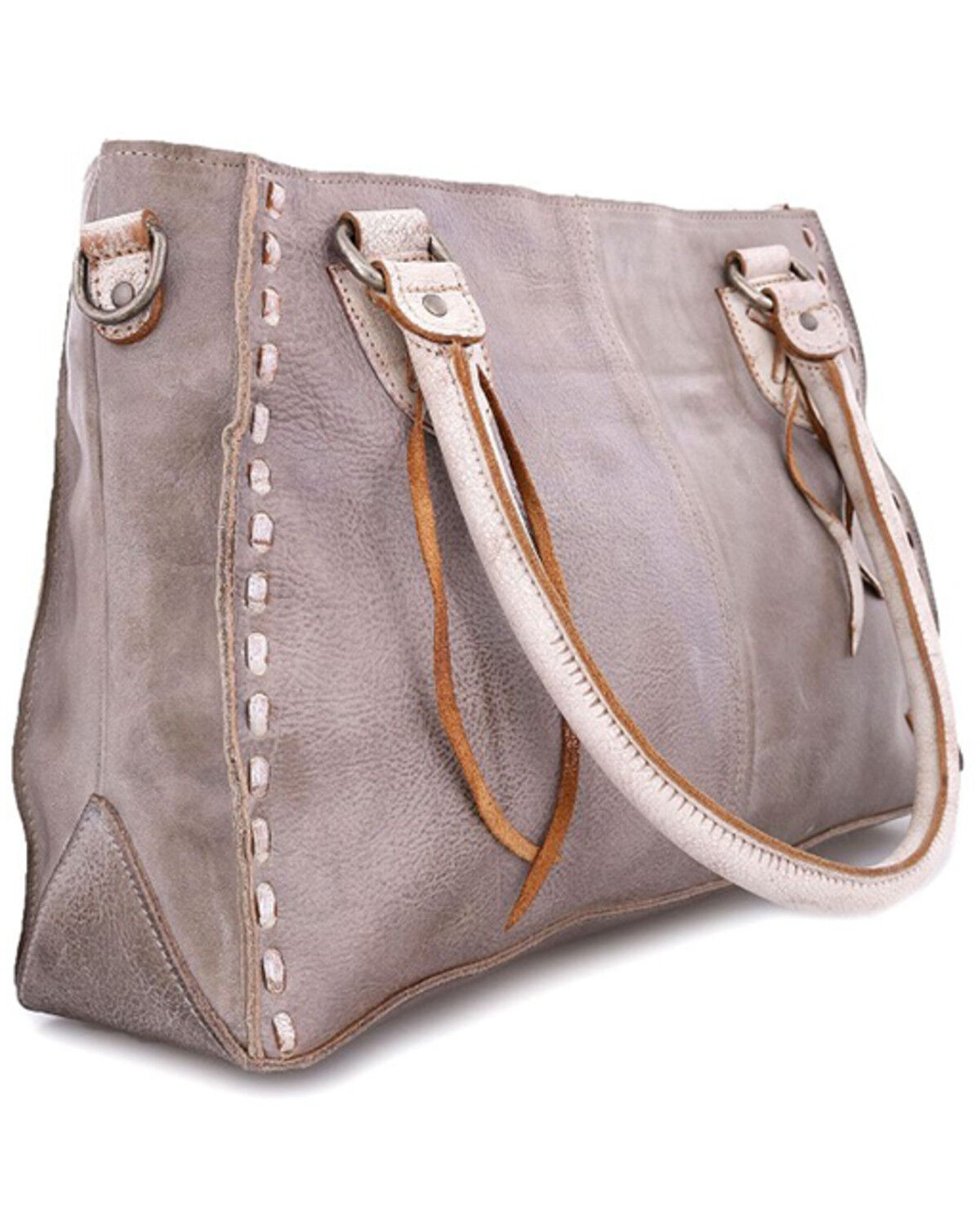 Image #2 - Bed Stu Women's Rockababy Satchel, Grey, hi-res