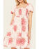 Image #3 - Ariat Women's Short Sleeve Floral Tier Sweetie Dress, Pink, hi-res