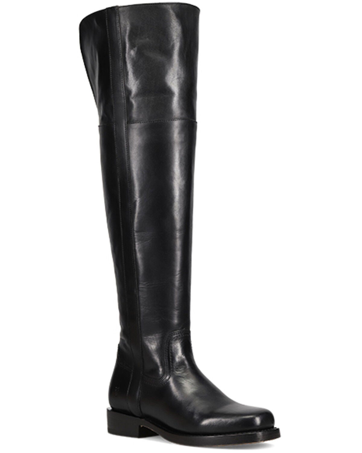 Frye Women's Campus Low Heel Over The Knee Fashion Boots - Round Toe, Black, hi-res