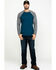 Hawx Men's Charcoal Baseball Raglan Crew Long Sleeve Work Shirt, Charcoal, hi-res