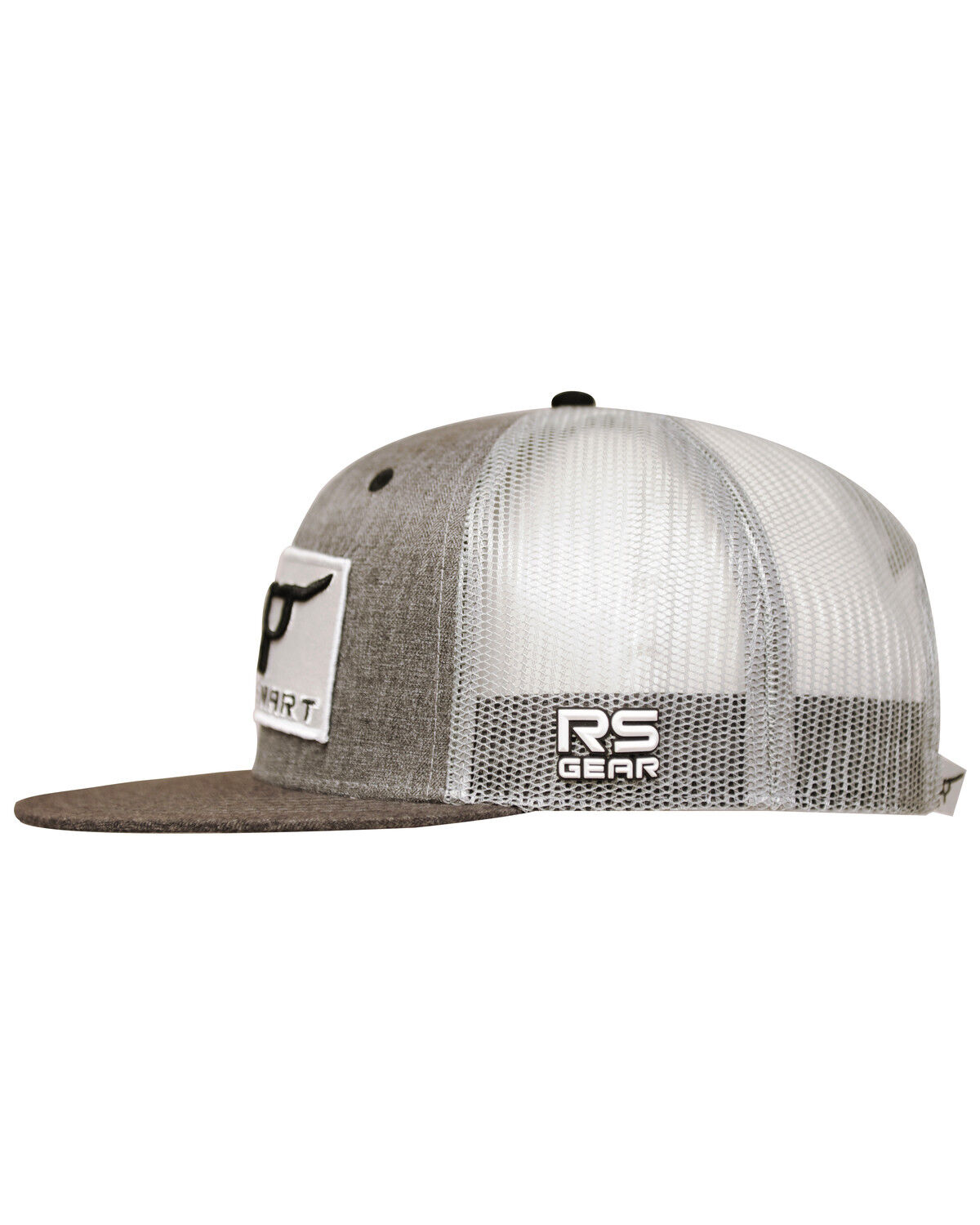 Image #3 - RopeSmart Men's Large Patch Trucker Cap, Grey, hi-res