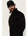 Image #2 - Brothers and Sons Men's Uinta Quilted Pullover, Black, hi-res