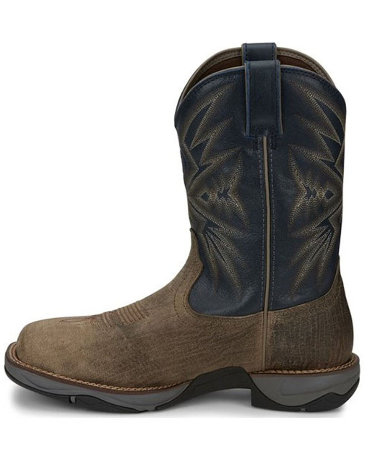 Image #3 - Tony Lama Men's Bartlett Stone Western Work Boots - Steel Toe, Brown, hi-res