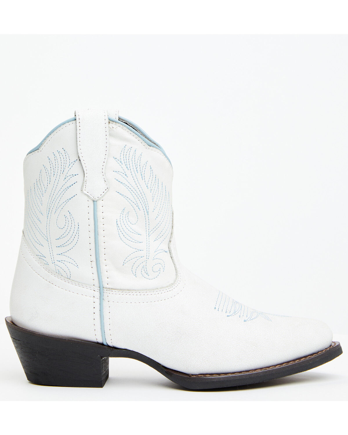 Image #2 - Laredo Women's Roxy Western Booties - Round Toe, Off White, hi-res