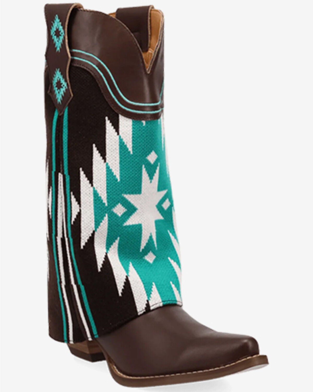 Dingo Women's Mystic Mesa Western Boots - Snip Toe, Brown, hi-res