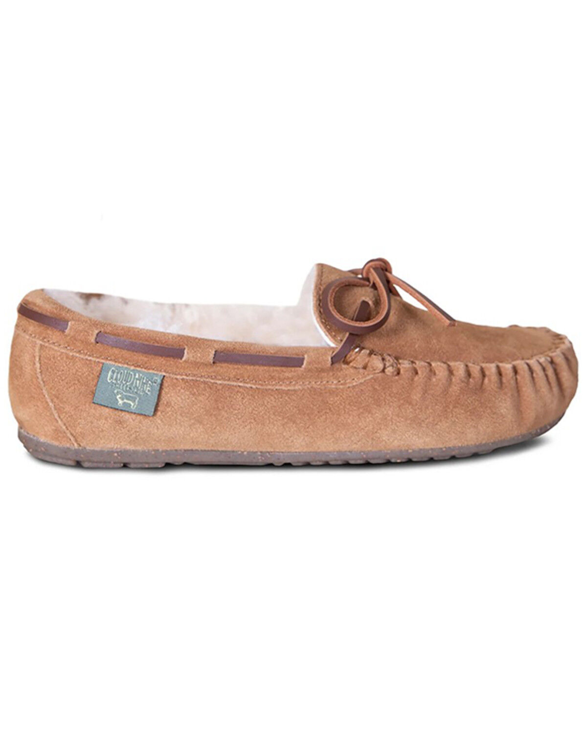 Image #1 - Cloud Nine Women's Sheepskin Moccasins 2, Chestnut, hi-res
