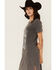 Image #3 - Blended Women's Rock & Roll Short Sleeve Graphic Midi T-Shirt Dress, Black, hi-res
