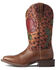 Image #2 - Ariat Women's Cedar Leopard Print Circuit Rosa Western Boot - Broad Square Toe , , hi-res