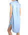 Image #3 - Tractr Blu Women's High-Low Shirt Dress, Indigo, hi-res