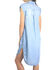 Tractr Blu Women's Hi Low Shirt Dress , Indigo, hi-res