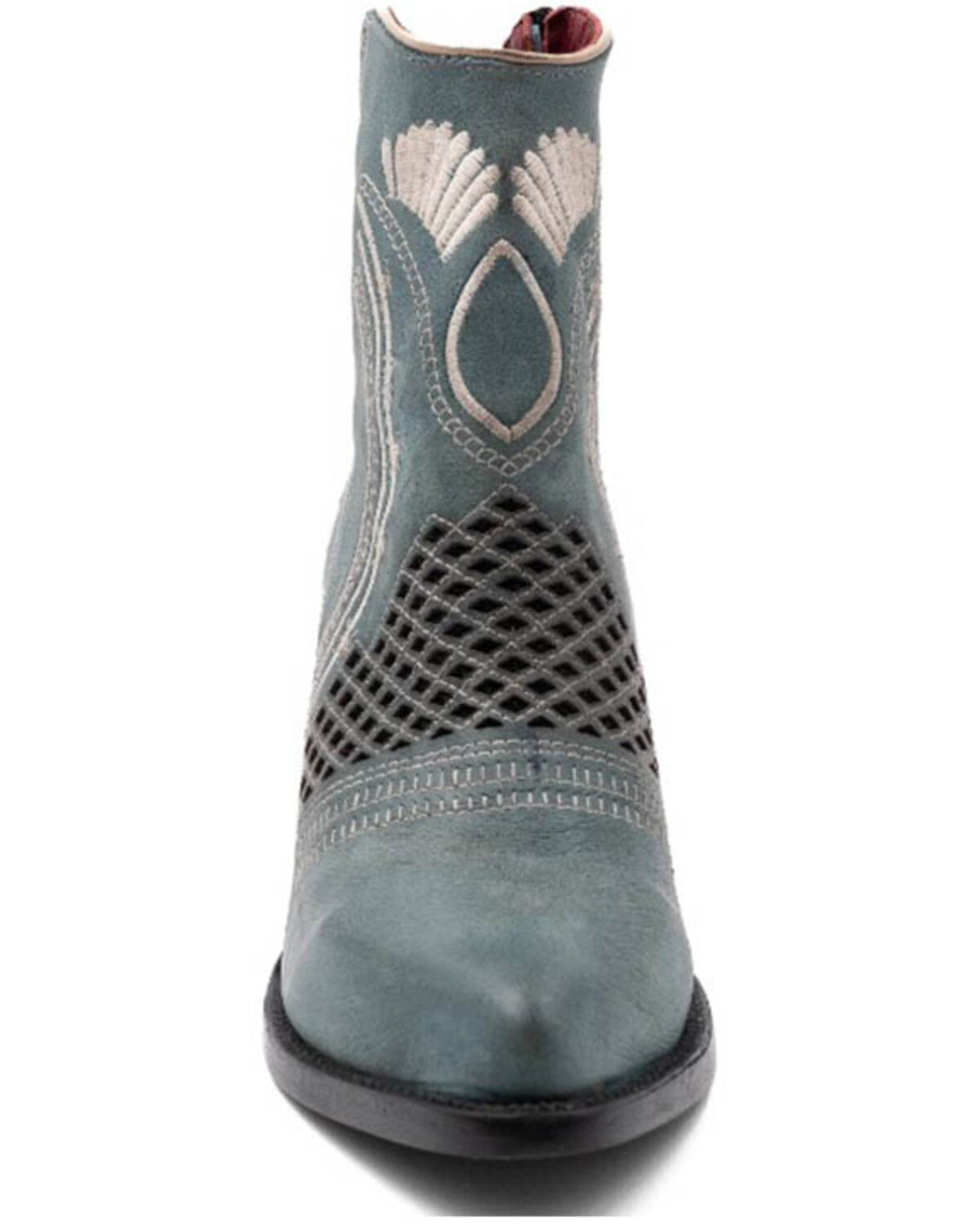 Image #3 - Ferrini Women's Savannah Fashion Boots - Round Toe, Blue, hi-res