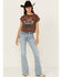 Image #1 - Wrangler Retro Women's Giovanni Light Wash High Rise Flare Stretch Denim Jeans, Light Wash, hi-res